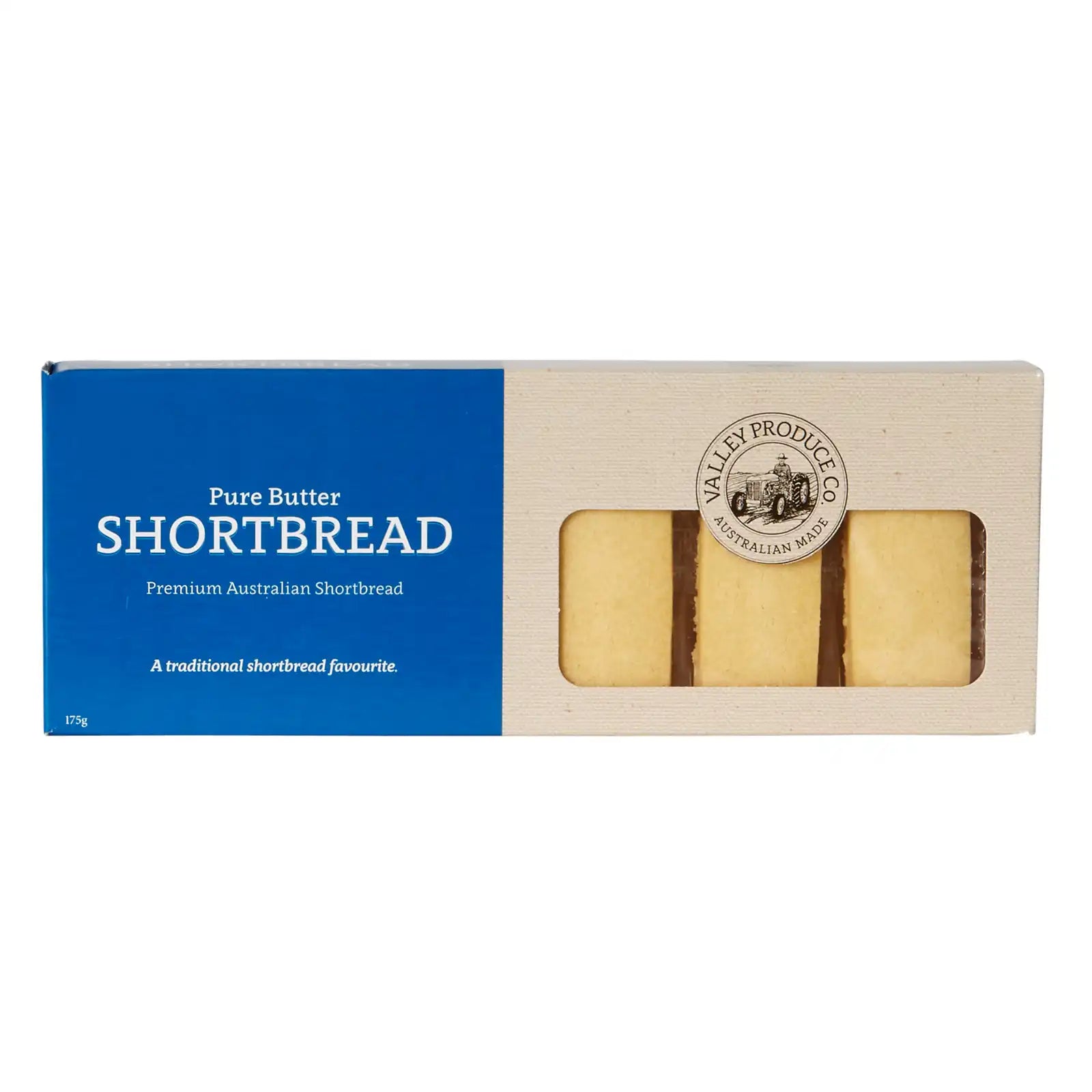 Valley Produce Co - Shortbread Pure Butter 175g