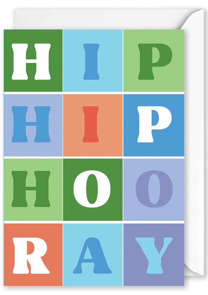 Card - “Hip Hip Hooray