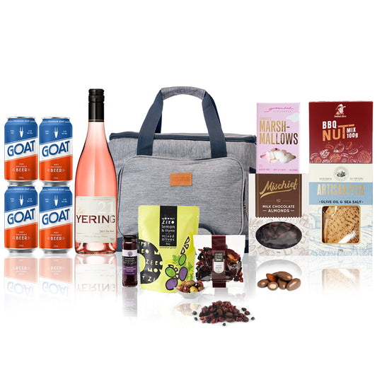 Picnic Cooler Bag Gift Hamper Grey