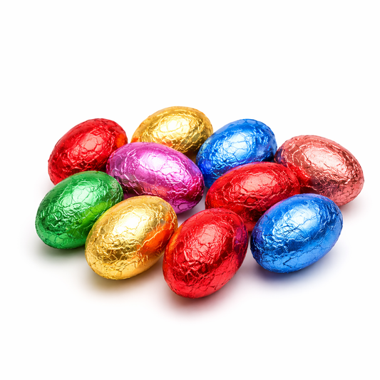Mini Foiled Milk Chocolate Easter Eggs (10)