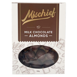 Milk Chocolate Almonds 100g - Mischief