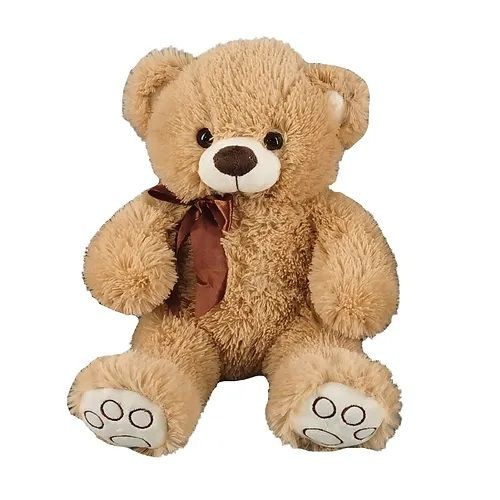 Jojo Bear with Ribbon Beige