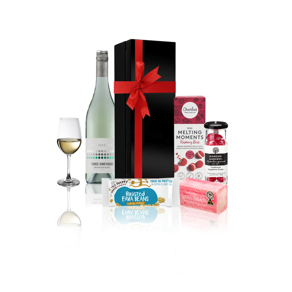 Wine & Snacks Hamper | Purely Gourmet Australia