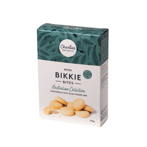Handcrafted Bush Finger Lime Mini Bikkie Bites 125g – Charlie’s Cookies