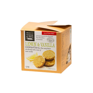 Lemon Vanilla Gluten Free Shortbread 150g – Whisk & Pin