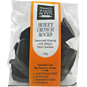 Honey Crunch Rocks Dark Chocolate 180g – Whisk & Pin