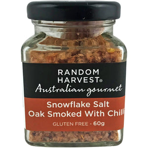 Snowflake Salt Oak Smoked with Chilli Gluten Free 60g – Random Harvest